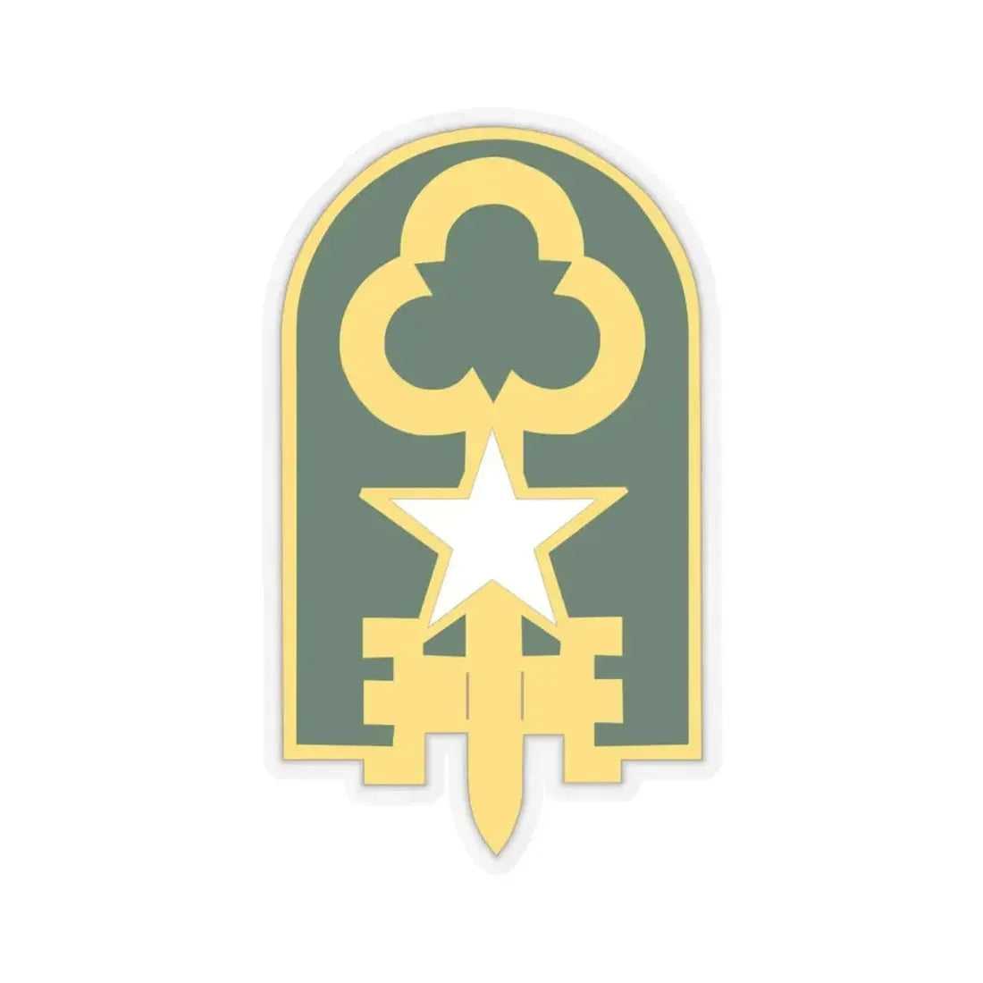 300 Military Police Brigade 2 (U.S. Army) STICKER Vinyl Kiss-Cut Decal 6 Inch Transparent - The Sticker Space