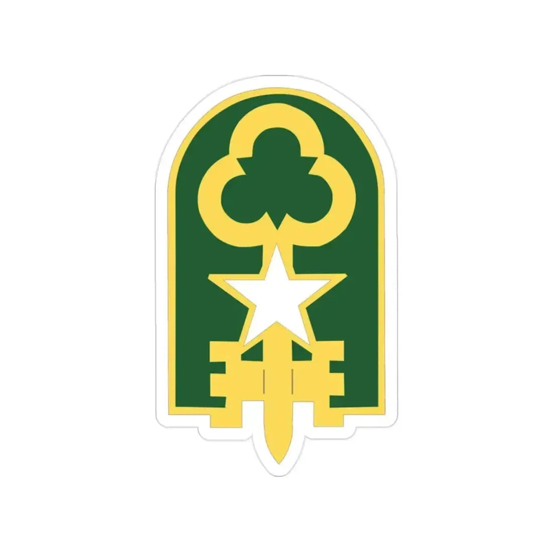 300 Military Police Brigade 2 (U.S. Army) Transparent STICKER Die-Cut Vinyl Decal 2 Inch - The Sticker Space