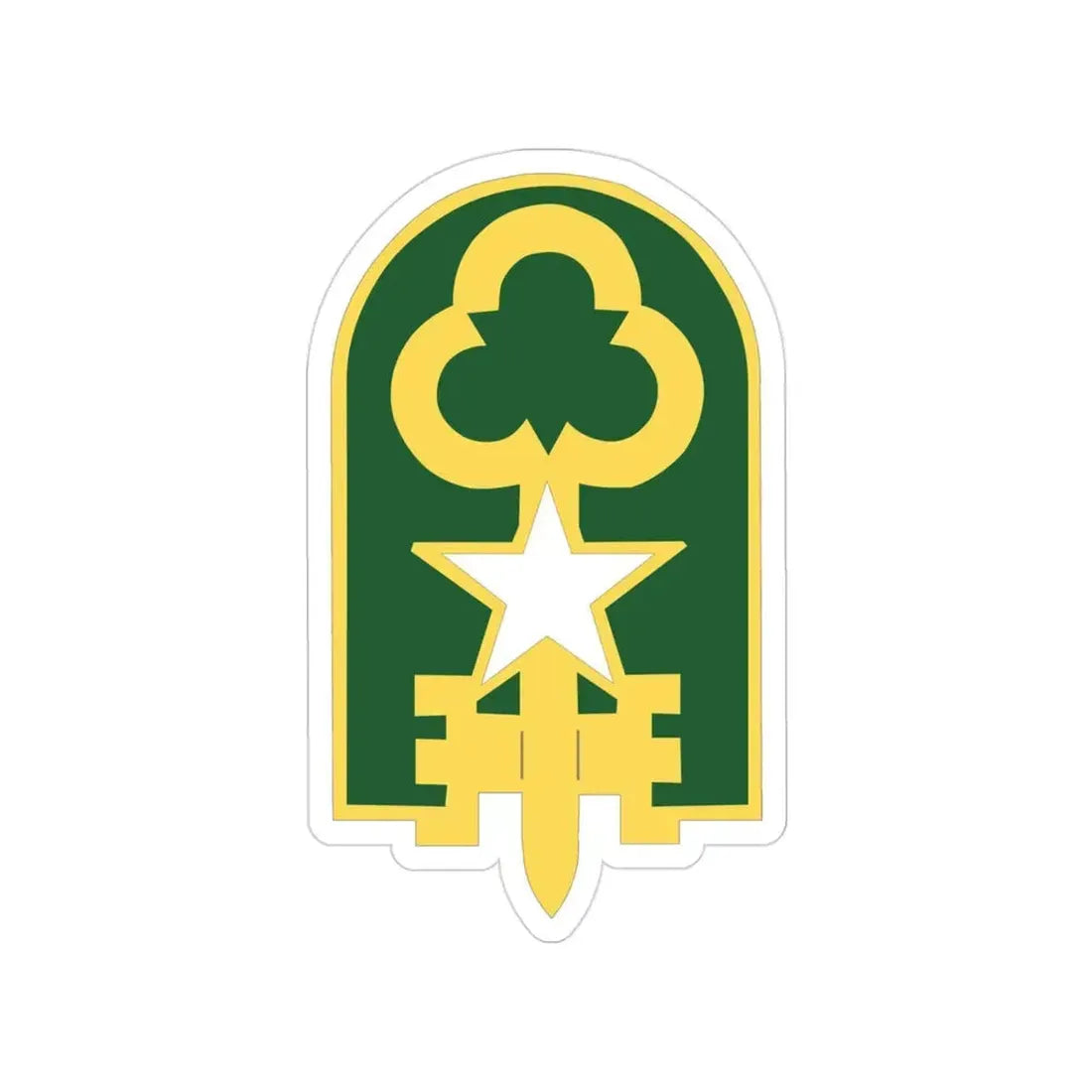 300 Military Police Brigade 2 (U.S. Army) Transparent STICKER Die-Cut Vinyl Decal 3 Inch - The Sticker Space