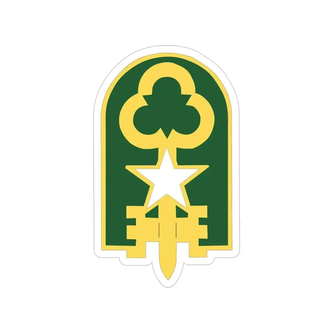 300 Military Police Brigade 2 (U.S. Army) Transparent STICKER Die-Cut Vinyl Decal 4 Inch - The Sticker Space