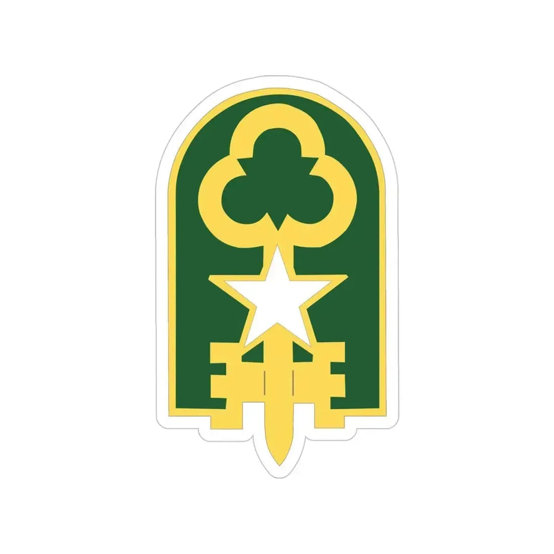 300 Military Police Brigade 2 (U.S. Army) Transparent STICKER Die-Cut Vinyl Decal 5 Inch - The Sticker Space