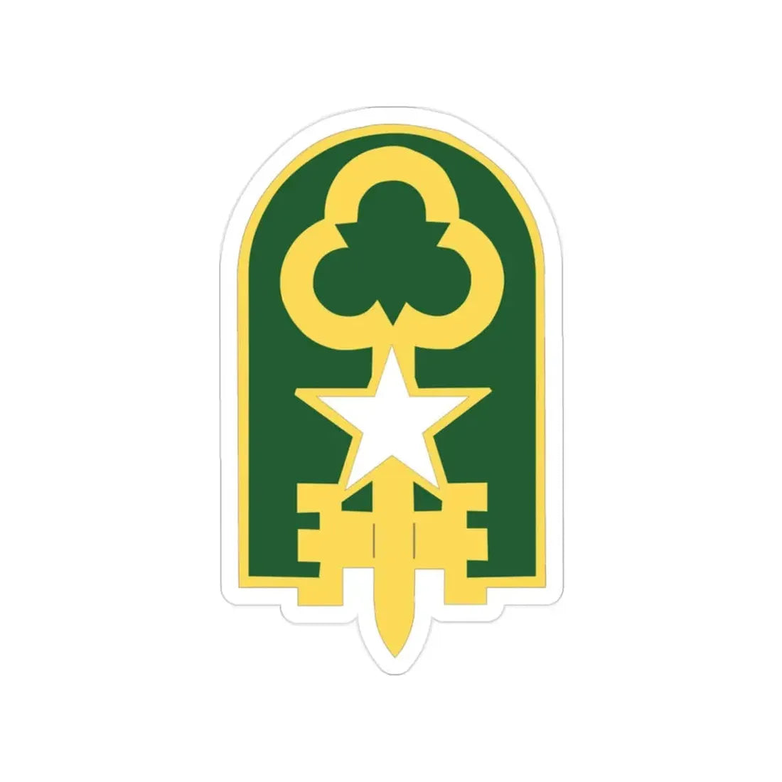 300 Military Police Brigade 2 (U.S. Army) Transparent STICKER Die-Cut Vinyl Decal - The Sticker Space