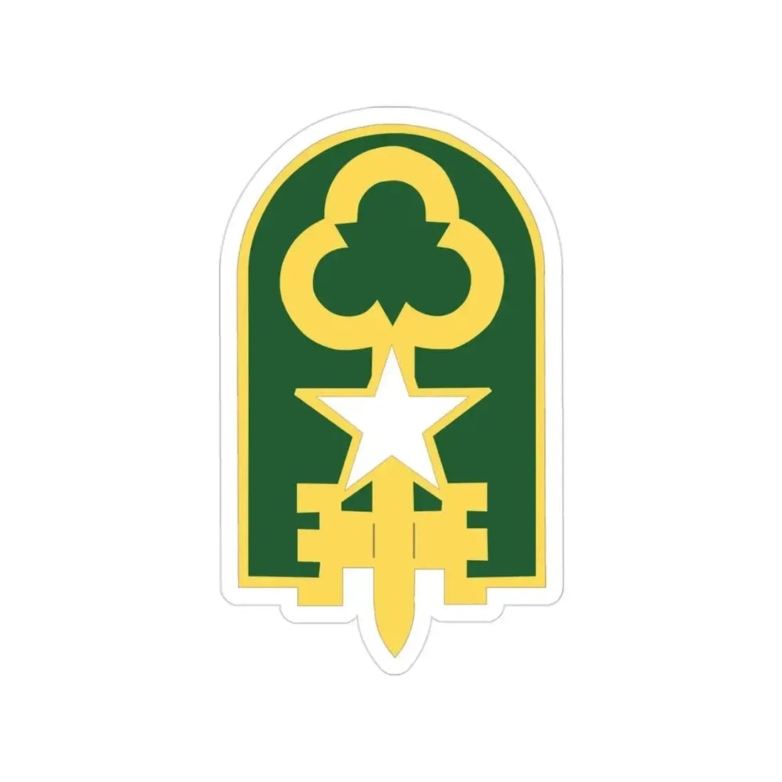300 Military Police Brigade 2 (U.S. Army) Transparent STICKER Die-Cut Vinyl Decal - The Sticker Space