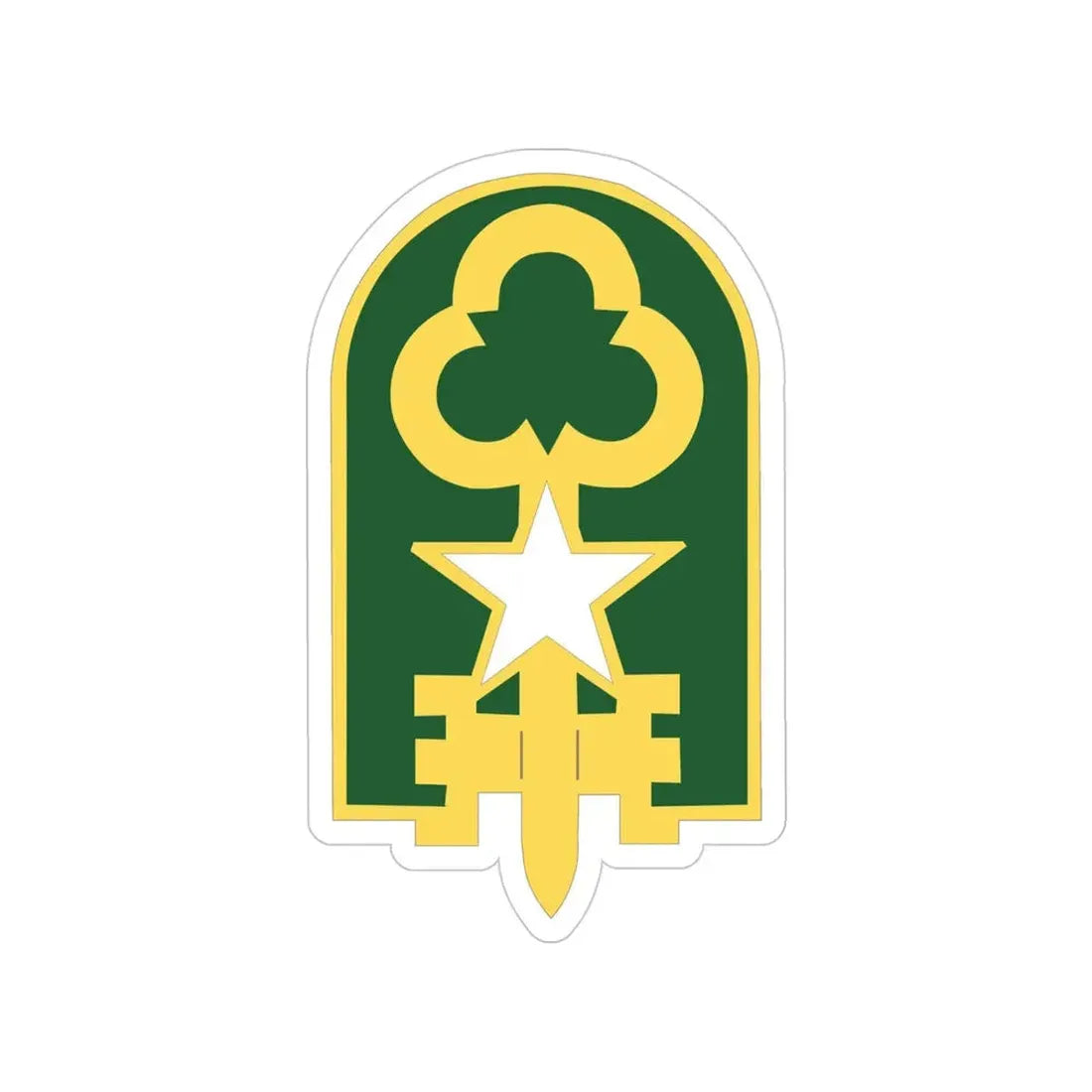 300 Military Police Brigade 2 (U.S. Army) Transparent STICKER Die-Cut Vinyl Decal - The Sticker Space