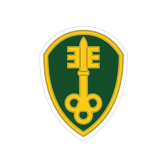 300 Military Police Brigade 3 (U.S. Army) REVERSE PRINT Transparent Die-Cut STICKER 6 Inch Die-Cut Transparent - The Sticker Space