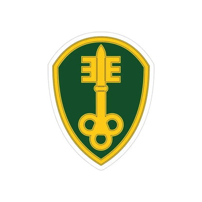 300 Military Police Brigade 3 (U.S. Army) REVERSE PRINT Transparent Die-Cut STICKER - The Sticker Space