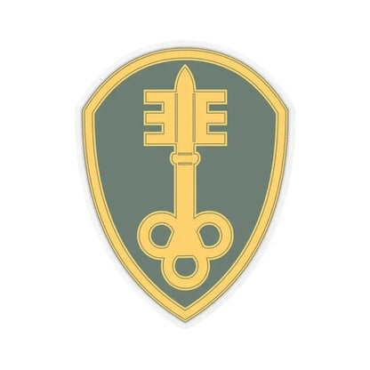 300 Military Police Brigade 3 (U.S. Army) STICKER Vinyl Kiss-Cut Decal 4 Inch Transparent - The Sticker Space