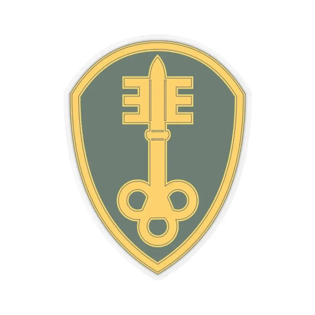 300 Military Police Brigade 3 (U.S. Army) STICKER Vinyl Kiss-Cut Decal 6 Inch Transparent - The Sticker Space