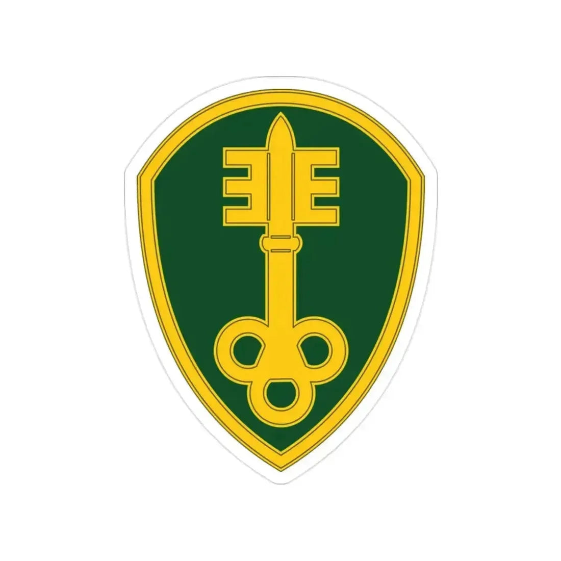 300 Military Police Brigade 3 (U.S. Army) Transparent STICKER Die-Cut Vinyl Decal 2 Inch - The Sticker Space