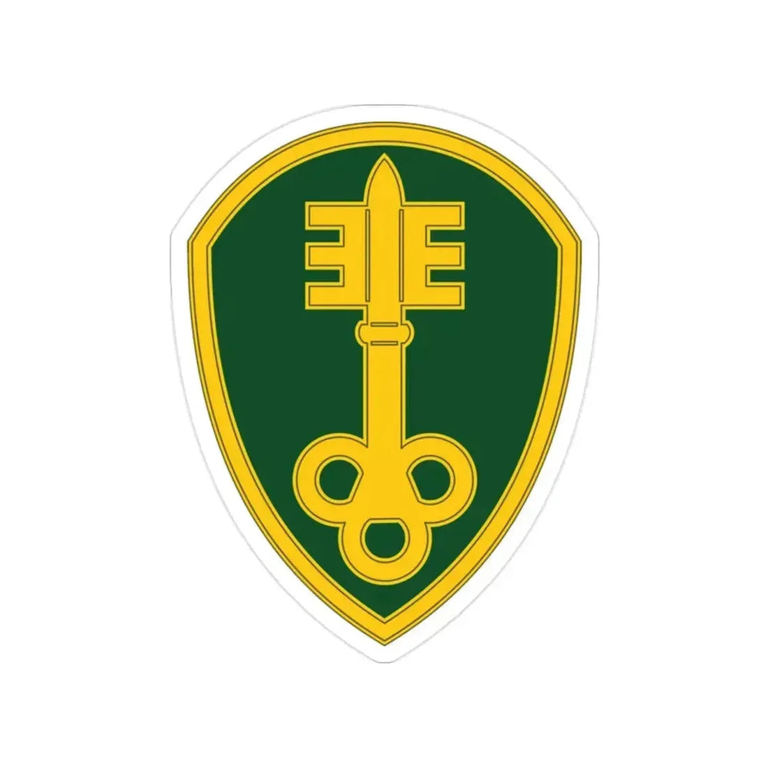 300 Military Police Brigade 3 (U.S. Army) Transparent STICKER Die-Cut Vinyl Decal 2 Inch - The Sticker Space