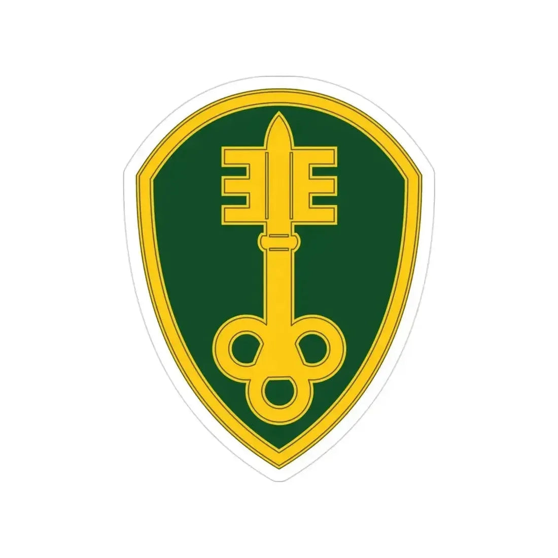 300 Military Police Brigade 3 (U.S. Army) Transparent STICKER Die-Cut Vinyl Decal 3 Inch - The Sticker Space