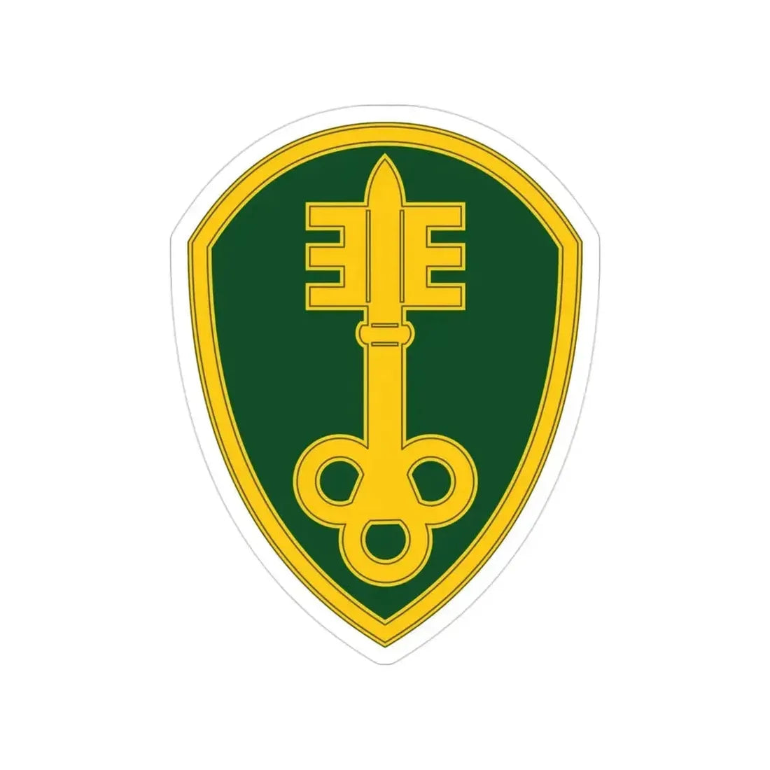 300 Military Police Brigade 3 (U.S. Army) Transparent STICKER Die-Cut Vinyl Decal 3 Inch - The Sticker Space