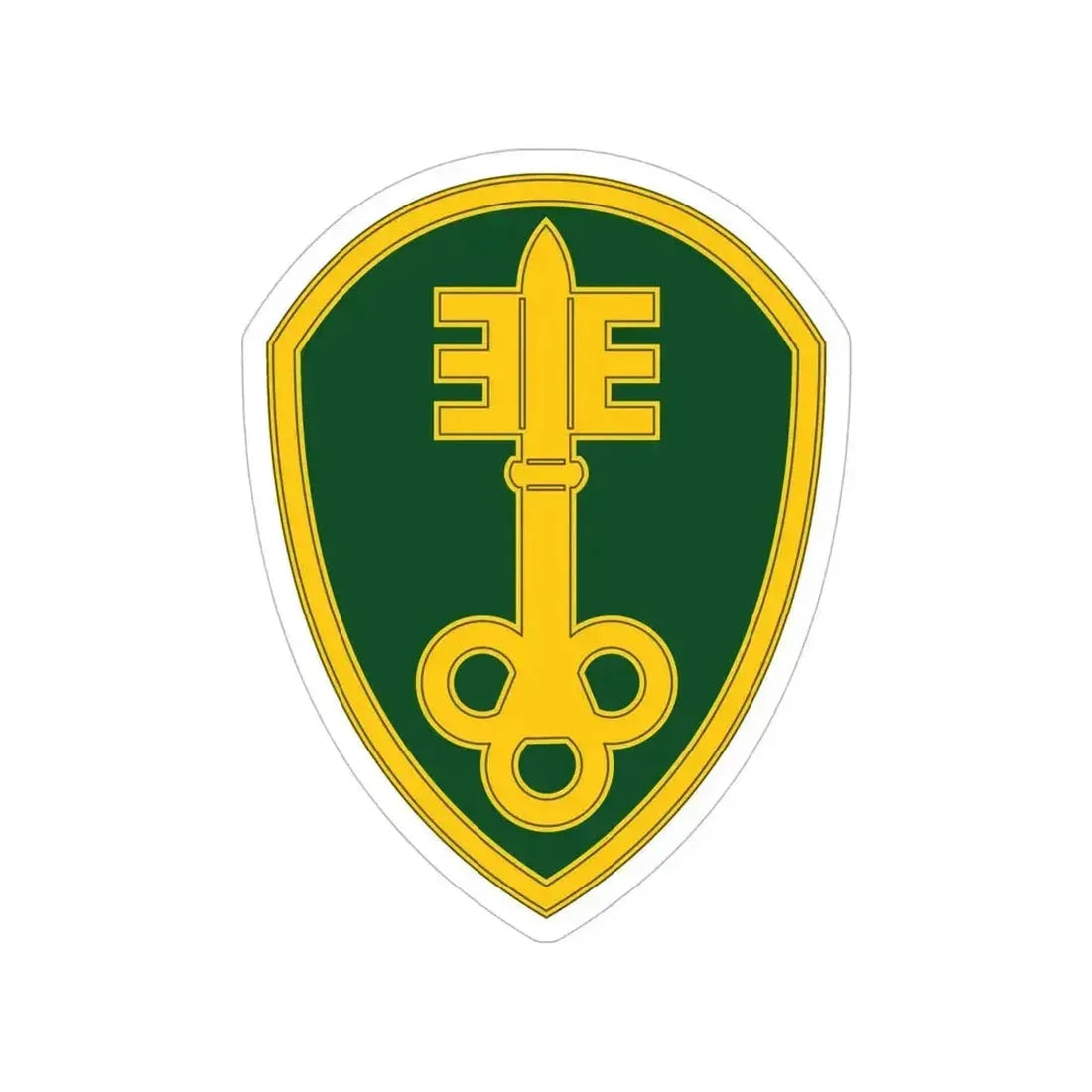300 Military Police Brigade 3 (U.S. Army) Transparent STICKER Die-Cut Vinyl Decal 6 Inch - The Sticker Space