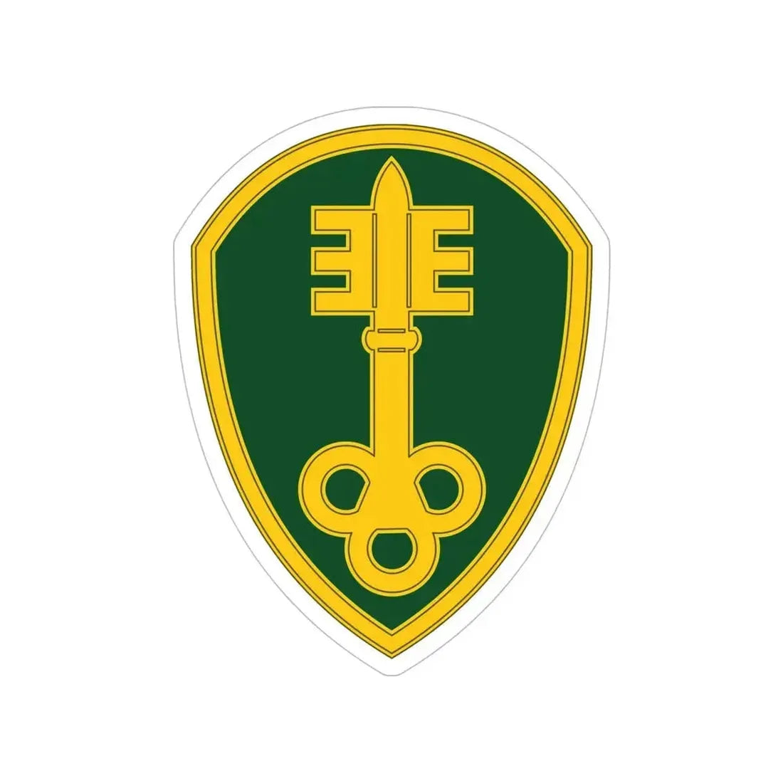 300 Military Police Brigade 3 (U.S. Army) Transparent STICKER Die-Cut Vinyl Decal 6 Inch - The Sticker Space