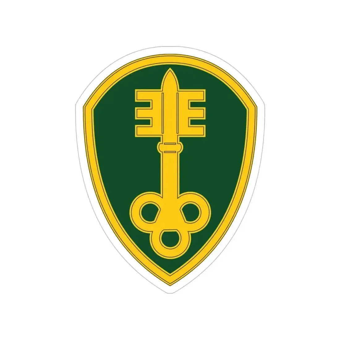 300 Military Police Brigade 3 (U.S. Army) Transparent STICKER Die-Cut Vinyl Decal - The Sticker Space