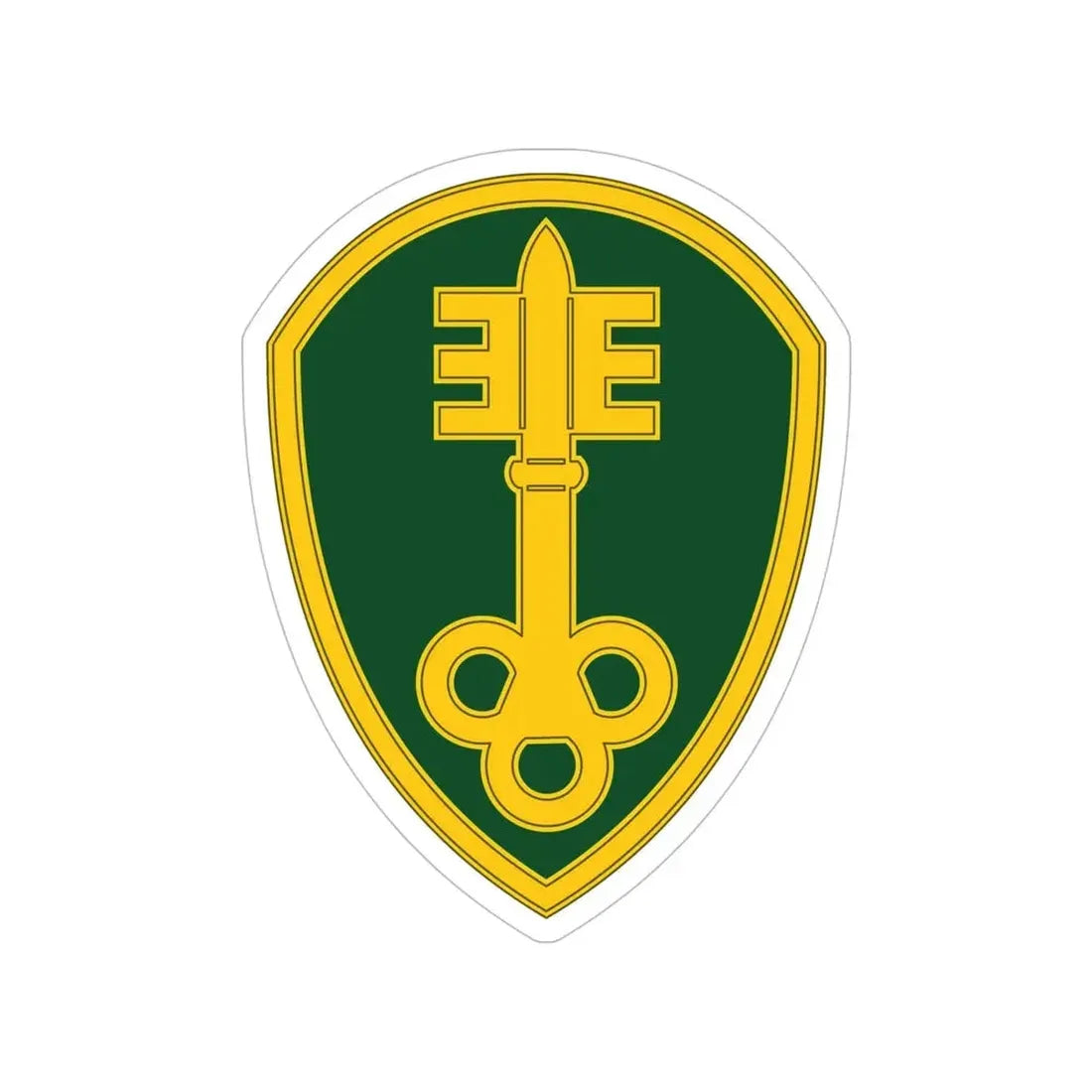 300 Military Police Brigade 3 (U.S. Army) Transparent STICKER Die-Cut Vinyl Decal - The Sticker Space