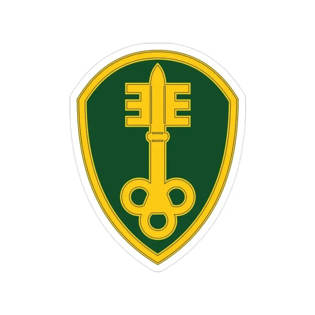 300 Military Police Brigade 3 (U.S. Army) Transparent STICKER Die-Cut Vinyl Decal - The Sticker Space
