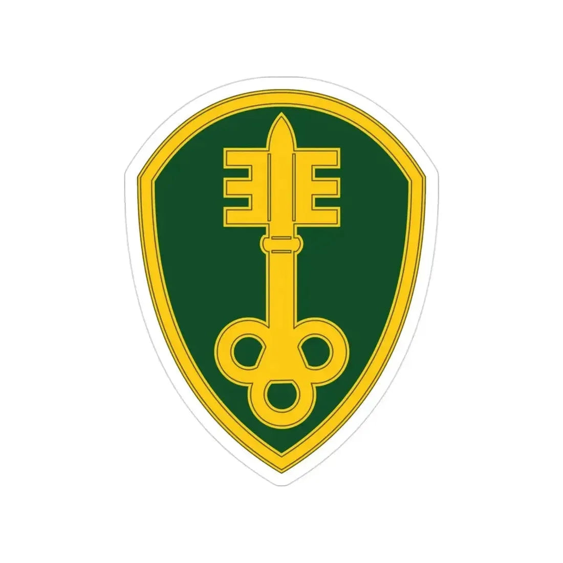 300 Military Police Brigade 3 (U.S. Army) Transparent STICKER Die-Cut Vinyl Decal - The Sticker Space