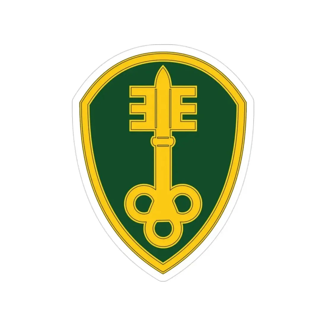 300 Military Police Brigade 3 (U.S. Army) Transparent STICKER Die-Cut Vinyl Decal - The Sticker Space