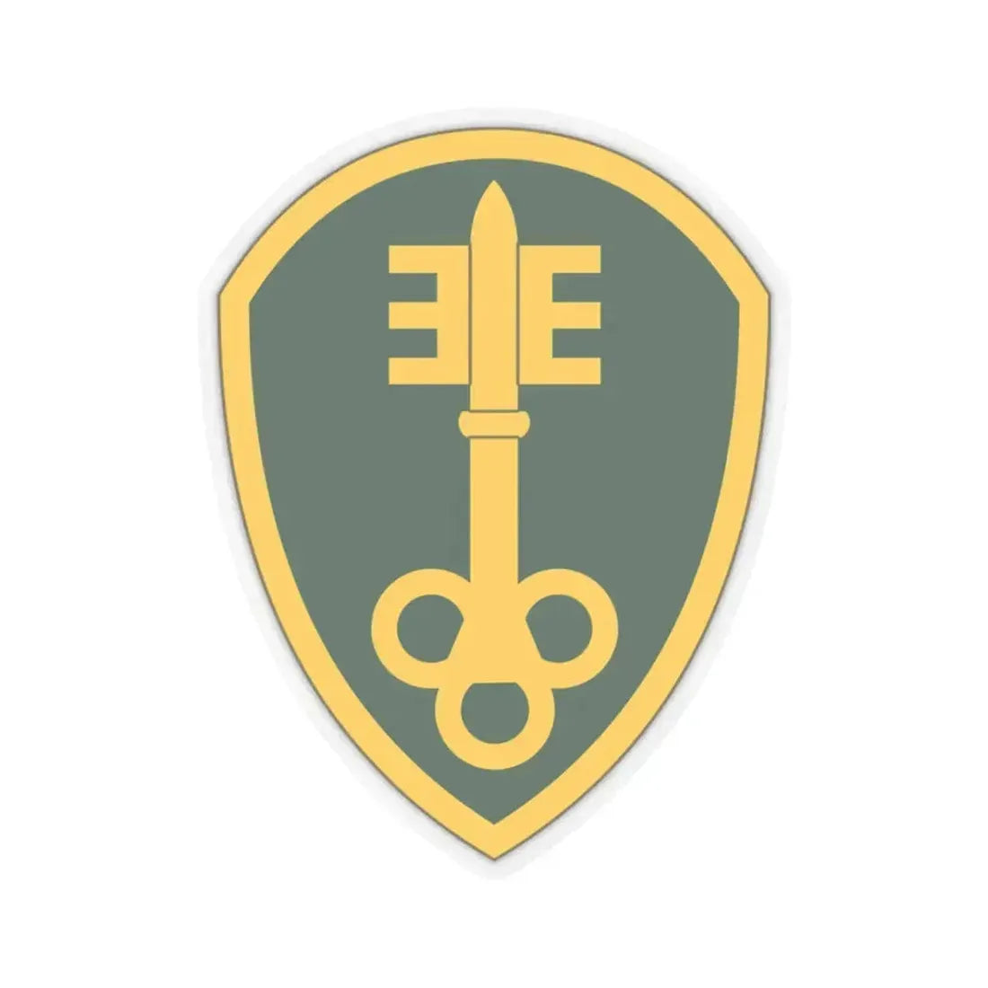 300 Military Police Brigade (U.S. Army) STICKER Vinyl Kiss-Cut Decal 3 Inch Transparent - The Sticker Space