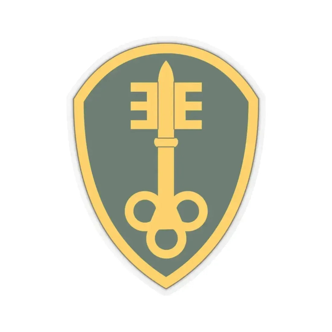 300 Military Police Brigade (U.S. Army) STICKER Vinyl Kiss-Cut Decal 6 Inch Transparent - The Sticker Space