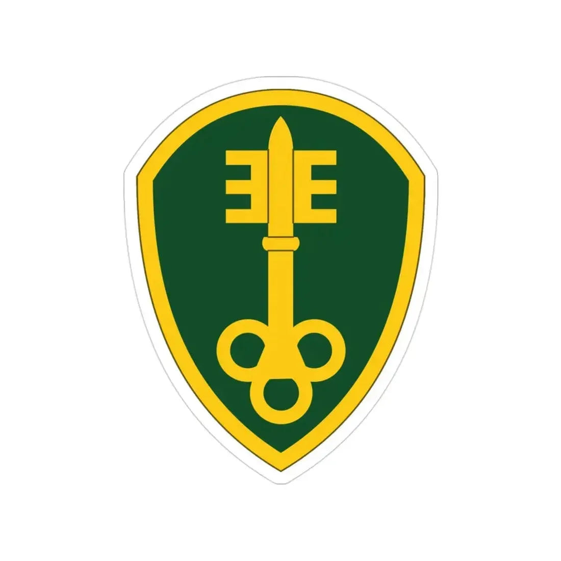 300 Military Police Brigade (U.S. Army) Transparent STICKER Die-Cut Vinyl Decal 3 Inch - The Sticker Space