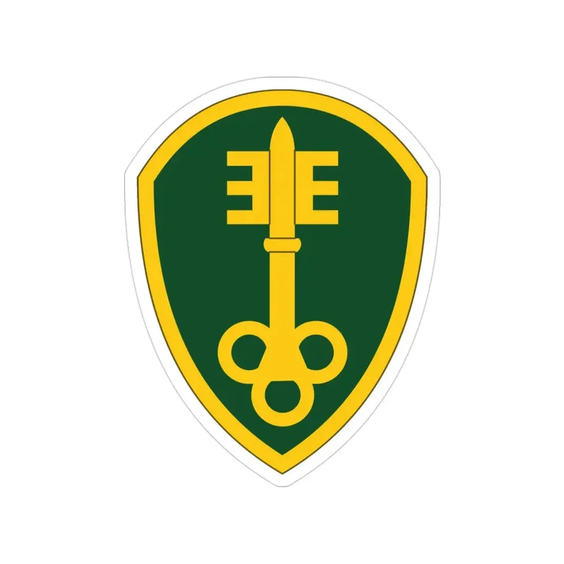 300 Military Police Brigade (U.S. Army) Transparent STICKER Die-Cut Vinyl Decal - The Sticker Space