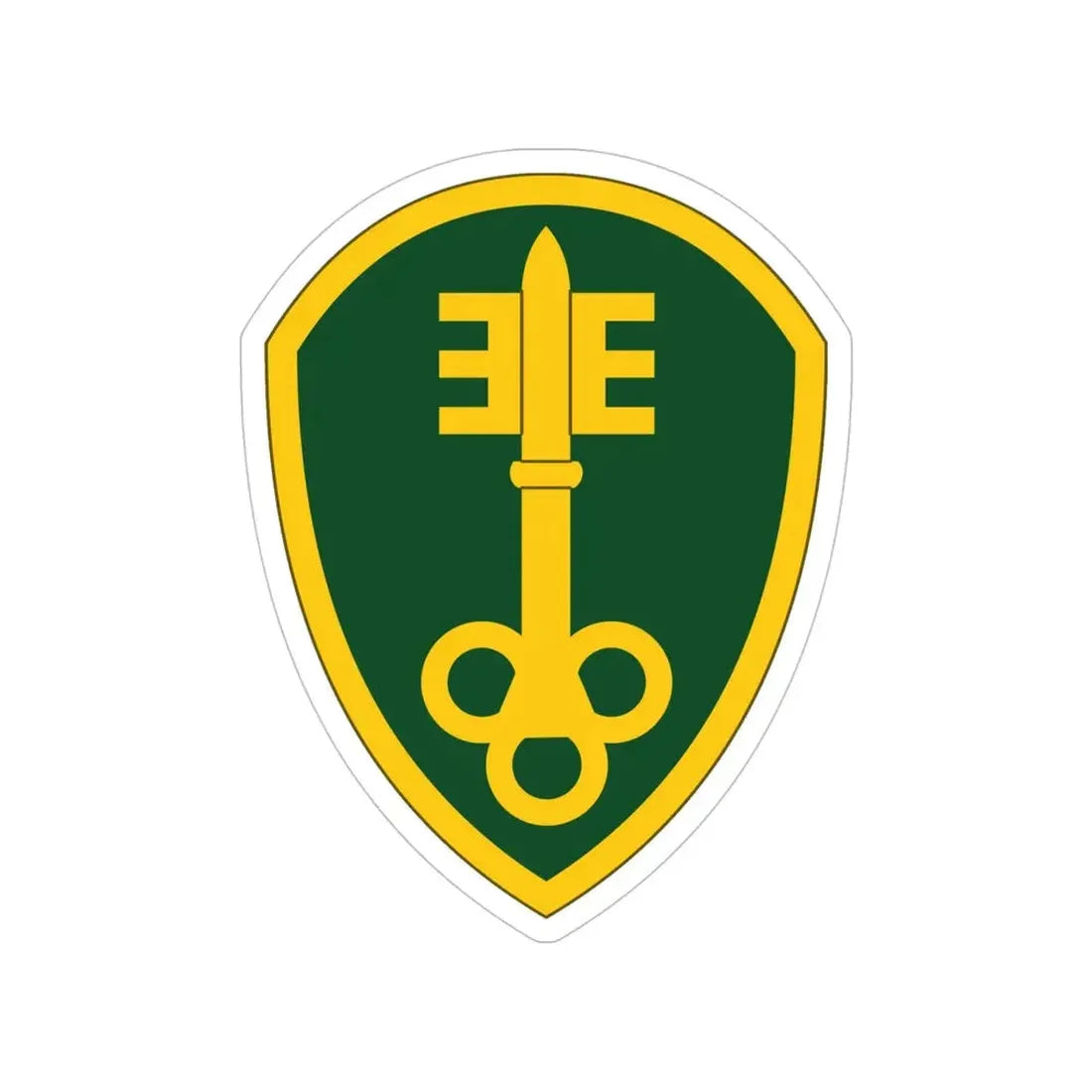 300 Military Police Brigade (U.S. Army) Transparent STICKER Die-Cut Vinyl Decal - The Sticker Space
