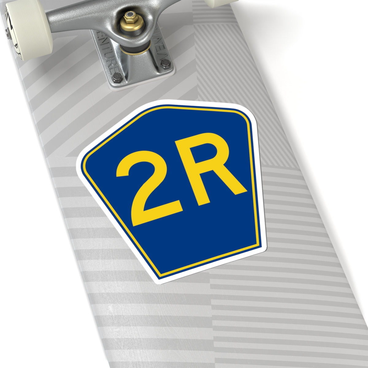 PR secondary 2R (Puerto Rico) (Road Sign) STICKER Vinyl Kiss-Cut Decal