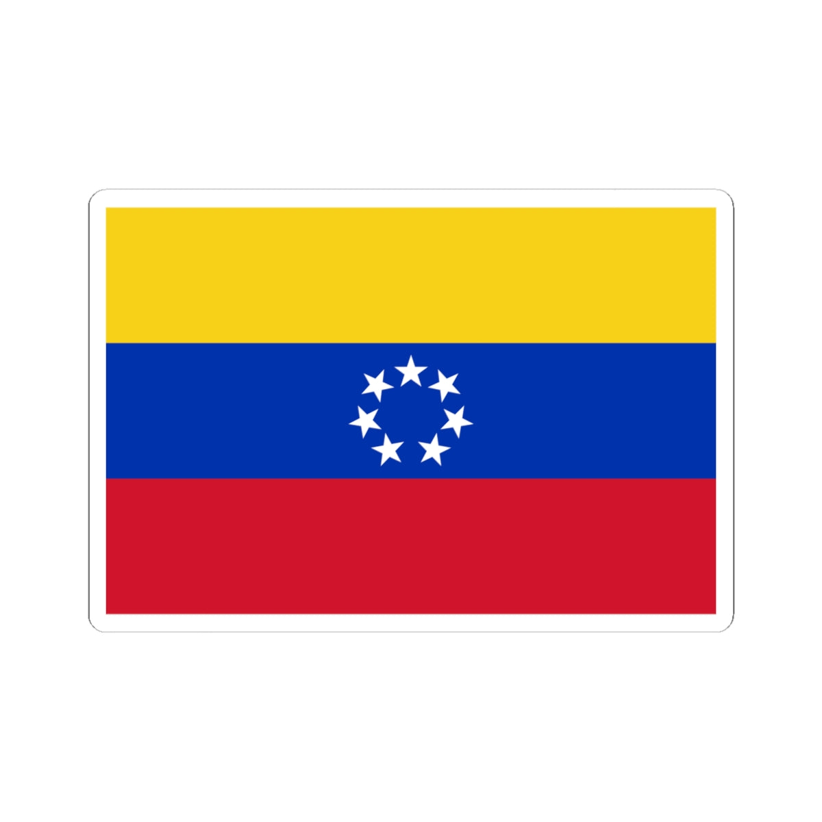 Flag of Venezuela 1905-1930 (Venezuela) STICKER Vinyl Kiss-Cut Decal