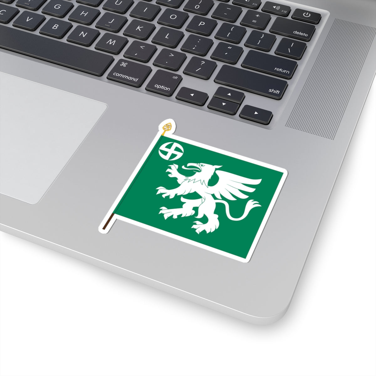 Utin jääkärirykmentin lippu (Finland) STICKER Vinyl Kiss-Cut Decal