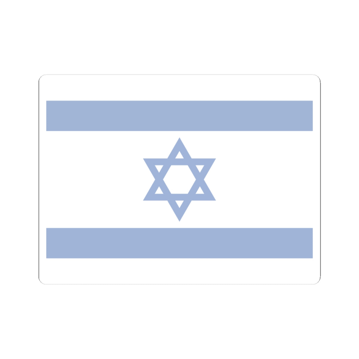 Flag of Israel WFB 2000 (Israel) STICKER Vinyl Kiss-Cut Decal