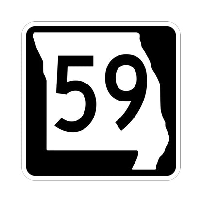 MO-59 (Missouri) (Road Sign) STICKER Vinyl Kiss-Cut Decal