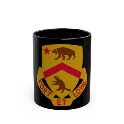 301 Cavalry Regiment (U.S. Army) Black Coffee Mug-11oz-The Sticker Space