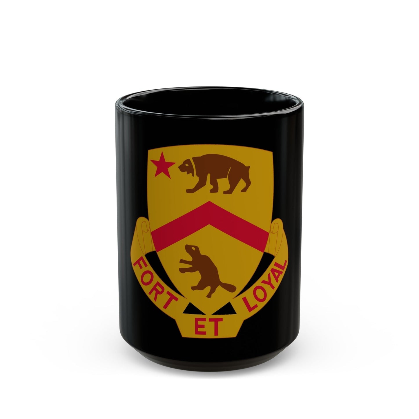 301 Cavalry Regiment (U.S. Army) Black Coffee Mug-15oz-The Sticker Space