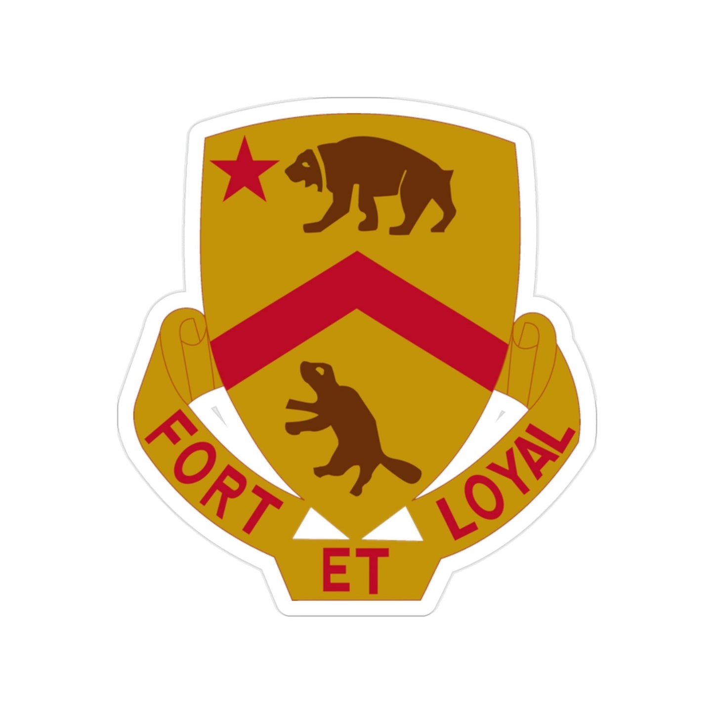 301 Cavalry Regiment (U.S. Army) Transparent STICKER Die-Cut Vinyl Decal-2 Inch-The Sticker Space