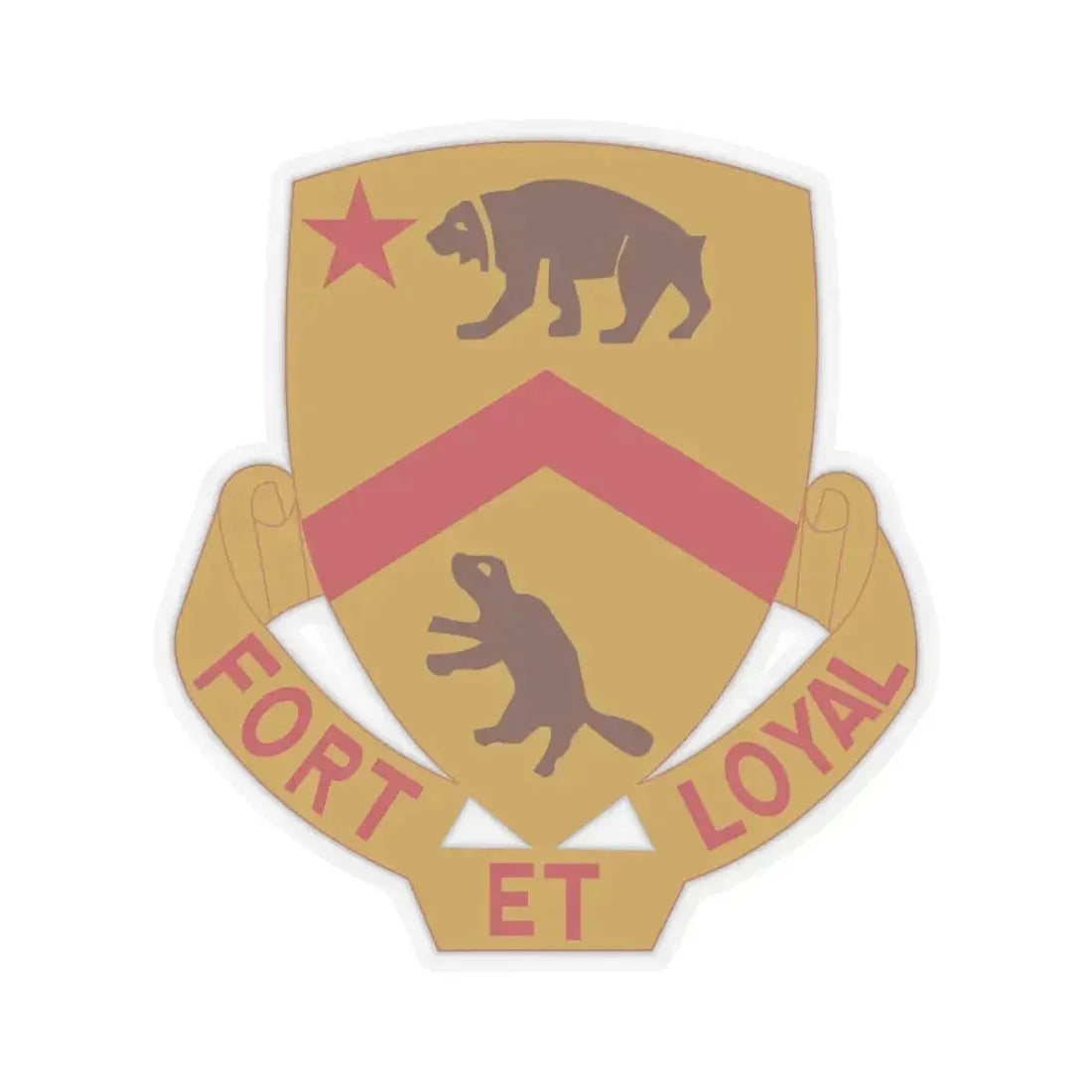 301 Cavalry Regiment (U.S. Army) STICKER Vinyl Kiss-Cut Decal 6 Inch Transparent - The Sticker Space