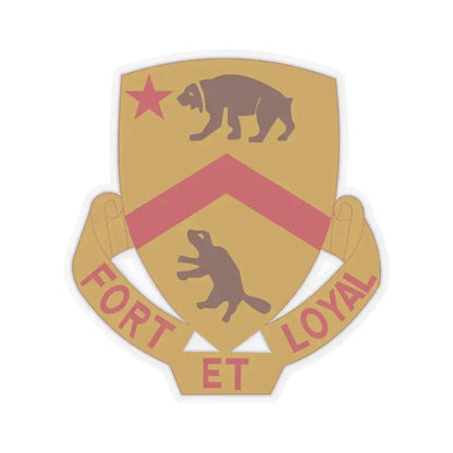 301 Cavalry Regiment (U.S. Army) STICKER Vinyl Kiss-Cut Decal 6 Inch Transparent - The Sticker Space