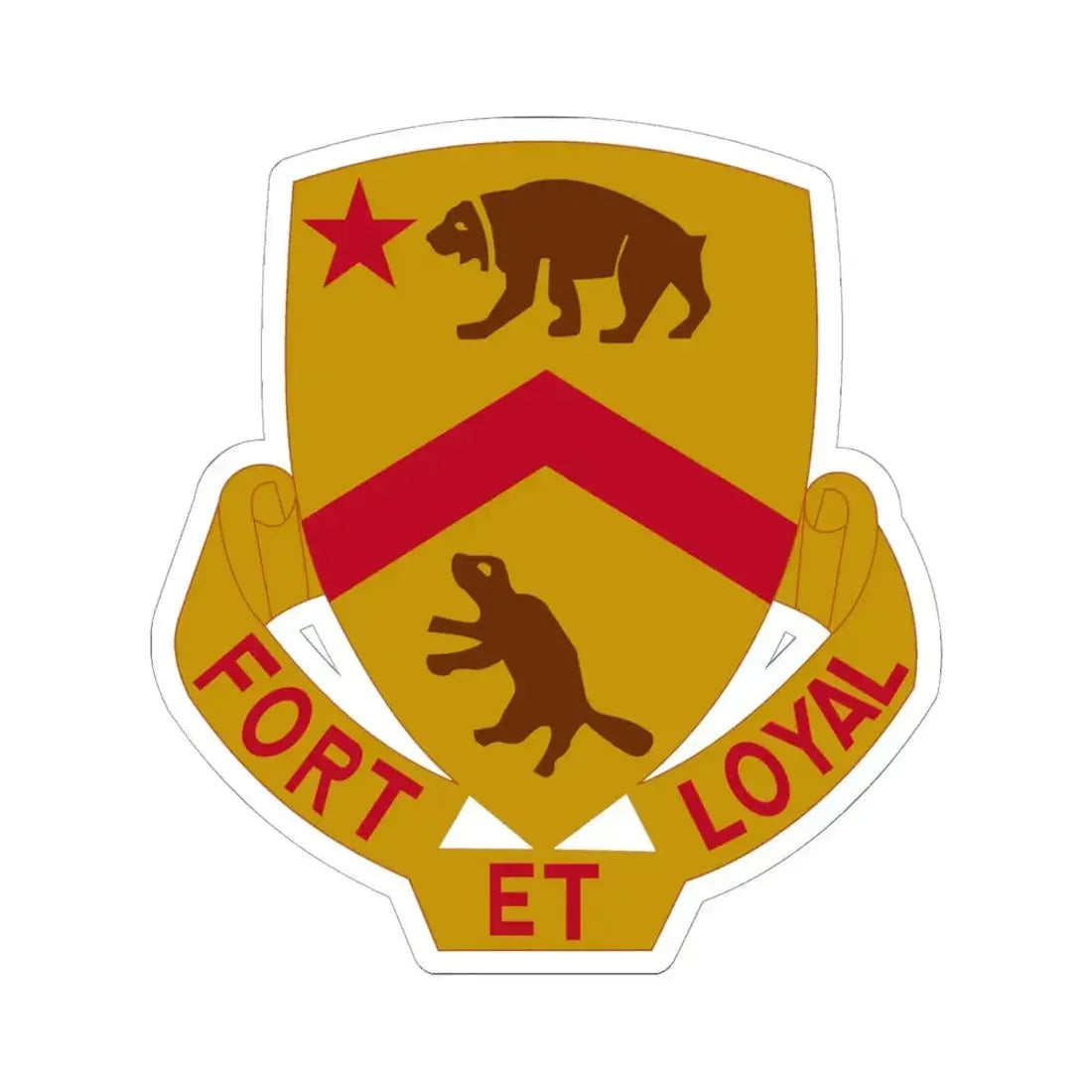 301 Cavalry Regiment (U.S. Army) STICKER Vinyl Kiss-Cut Decal 6 Inch White - The Sticker Space