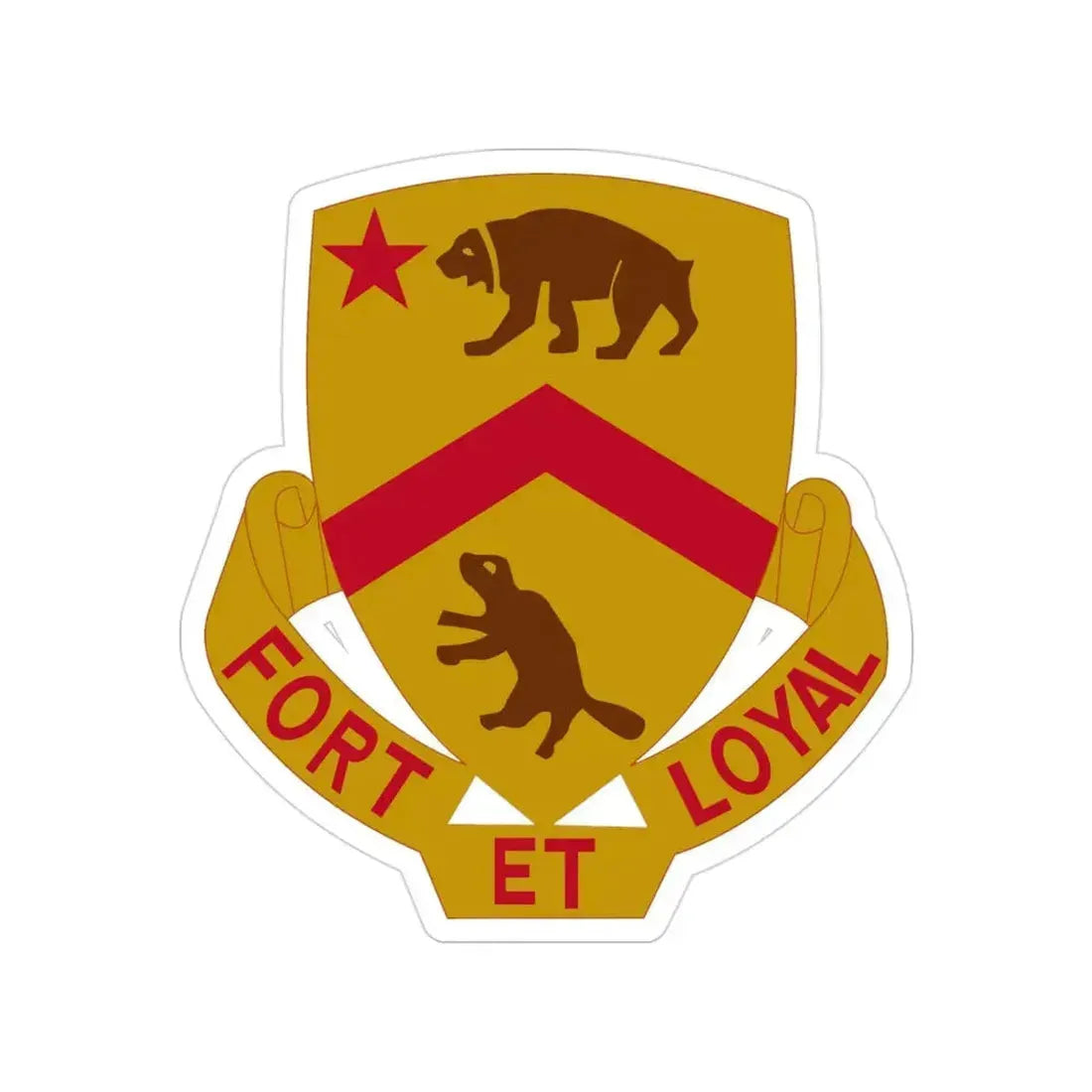 301 Cavalry Regiment (U.S. Army) Transparent STICKER Die-Cut Vinyl Decal 3 Inch - The Sticker Space