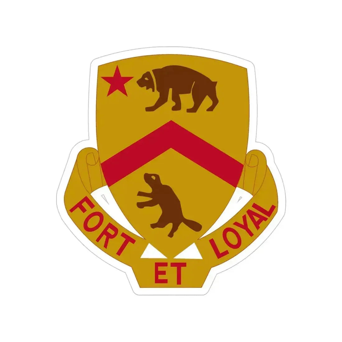 301 Cavalry Regiment (U.S. Army) Transparent STICKER Die-Cut Vinyl Decal 5 Inch - The Sticker Space