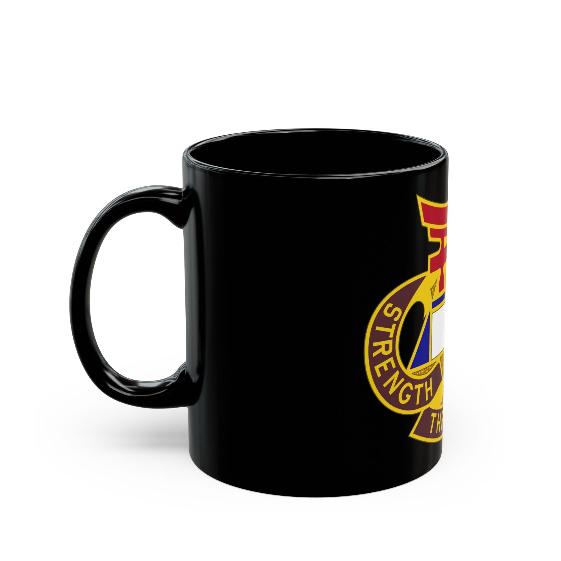 301 Field Hospital (U.S. Army) Black Coffee Mug-The Sticker Space