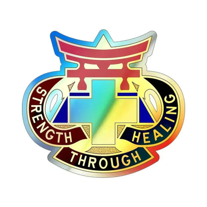 301 Field Hospital (U.S. Army) Holographic STICKER Die-Cut Vinyl Decal 6 Inch Holographic - The Sticker Space