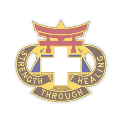 301 Field Hospital (U.S. Army) STICKER Vinyl Kiss-Cut Decal 4 Inch Transparent - The Sticker Space