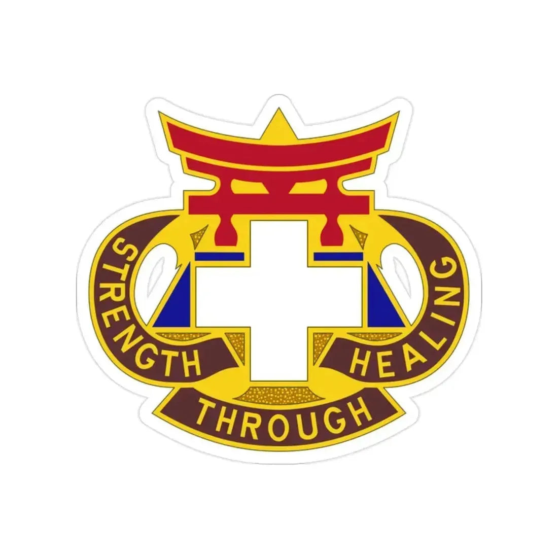 301 Field Hospital (U.S. Army) Transparent STICKER Die-Cut Vinyl Decal 2 Inch - The Sticker Space