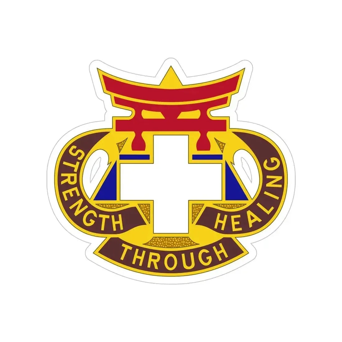 301 Field Hospital (U.S. Army) Transparent STICKER Die-Cut Vinyl Decal 6 Inch - The Sticker Space