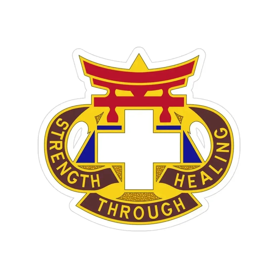 301 Field Hospital (U.S. Army) Transparent STICKER Die-Cut Vinyl Decal - The Sticker Space