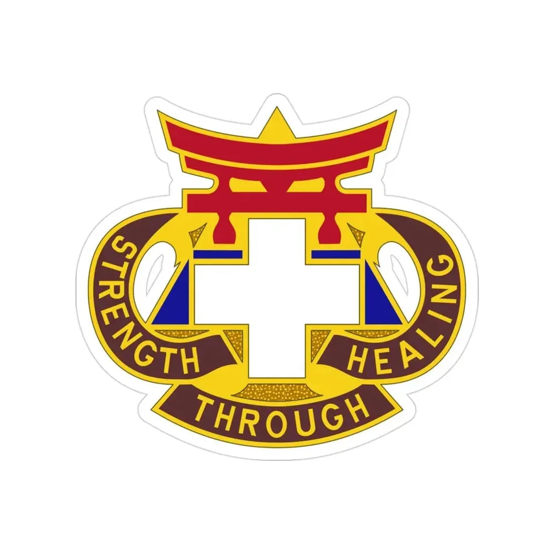 301 Field Hospital (U.S. Army) Transparent STICKER Die-Cut Vinyl Decal - The Sticker Space