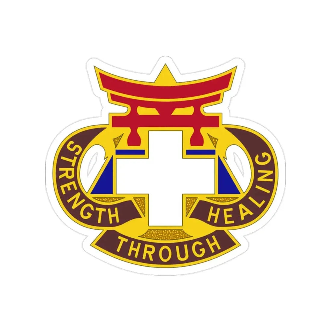 301 Field Hospital (U.S. Army) Transparent STICKER Die-Cut Vinyl Decal - The Sticker Space