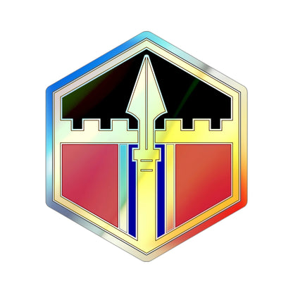 301 Maneuver Enhancement Brigade (U.S. Army) Holographic STICKER Die-Cut Vinyl Decal-3 Inch-The Sticker Space